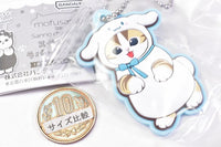 mofusand x Sanrio Characters Special Rubber Mascot [5.Cinnamoroll x mofusand]