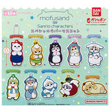 mofusand x Sanrio Characters Special Rubber Mascot [All 10 type set(Full Complete)]