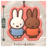 Miffy mejirushi rubber charm [1.Miffy & Melanie]