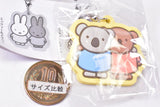 Miffy mejirushi rubber charm [2.Boris & Ko]