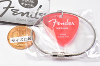 Fender pick type acrylic charm [1.RED]