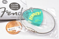 Fender pick type acrylic charm [2.GREEN]