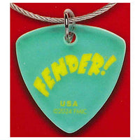 Fender pick type acrylic charm [2.GREEN]