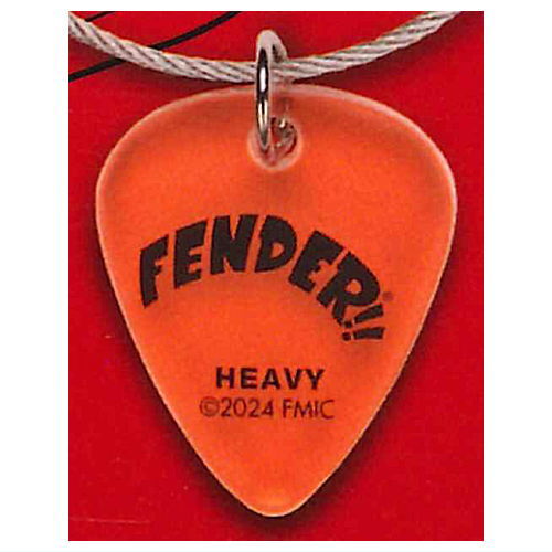 Fender pick type acrylic charm [3.ORANGE]