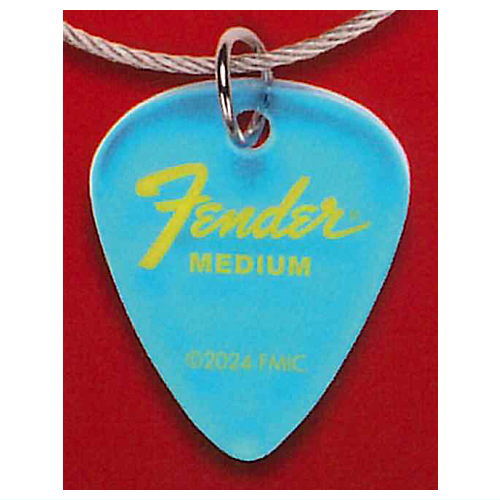 Fender pick type acrylic charm [4.BLUE]