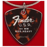 Fender pick type acrylic charm [5.BROWN/BLACK]