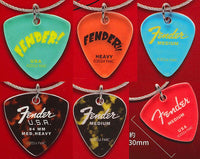 Fender pick type acrylic charm [All 6 type set(Full Complete)]