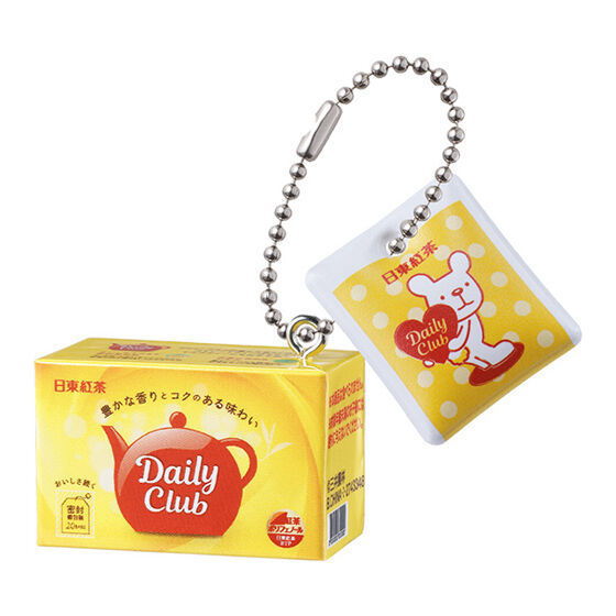 Nittoh Tea Mini Charm [1.Daily Club Tea Bags 20 bags + Tea Bag]