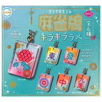 Cute mahjong Clear Colorful Mahjong Tiles Kirakiralame [All 6 type set(Full Complete)]