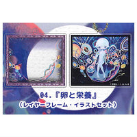 Layer Frame Gallery Series si_ku.k Acrylic Keychain Part.2 [4.Tamago to eiyo (Layer Frame illustration set)]
