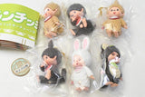 Monchhichi Mascot Keychain Part.3 [All 6 type set(Full Complete)]