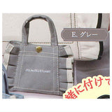 JILL by JILL STUART Mini Frill Tote Bag Keychain [5.Grey]