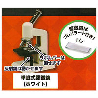 Research mascot Part.4 [1.Monocular microscope (white)]