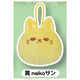 makkurousagi petit mascot plush toy Part.2 [2.Yellow neko-san]