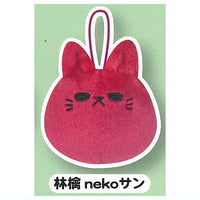 makkurousagi petit mascot plush toy Part.2 [3.Apple neko-san]