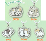 Yurufuwaneko Mejirushi Acrylic Charm [All 5 type set(Full Complete)]