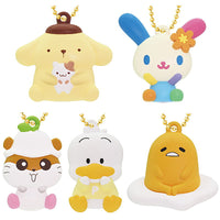 Sanrio Characters PETANCO mascot team yellow [All 5 type set(Full Complete)]