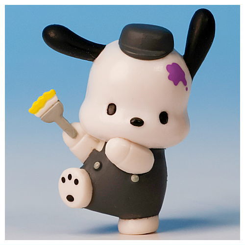 Sanrio Characters Paint Figure Cool Pop ver. [1.Pochacco]