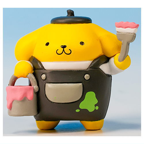 Sanrio Characters Paint Figure Cool Pop ver. [4.Pompompurin]