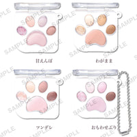 MilleFee Meow Paws Eyeshadow Palette miniature keychain [All 4 type set(Full Complete)]