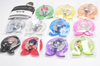 Colorful peach glitter hologram keychain [All 11 type set(Full Complete)]