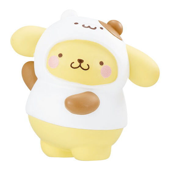 Sanrio Characters Otomodachi Kigurumi Figure [5.Pompompurin]