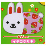 Usacolle Friends Rubber Mirror Mascot Part.2 [3.Strawberry usagi]