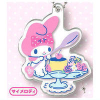 Sanrio Characters Tea Time Acrylic Keychain [1.My Melody]