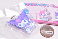 Sanrio Characters Tea Time Acrylic Keychain [2.Kuromi]