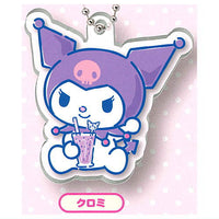 Sanrio Characters Tea Time Acrylic Keychain [2.Kuromi]