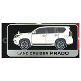 Toyota Car Metal Keychain Prat.2 [2.LAND CRUISER PRADO]