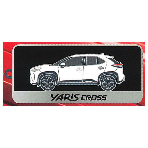 Toyota Car Metal Keychain Prat.2 [4.YARIS CROSS]