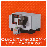 Yamazaki Mazak 1/64 Machine Tool Miniature Collection [3.QUICK TURN 250MY+Ez LOADER 20]