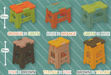 Miniature folding stool [All 6 type set(Full Complete)]