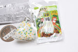 Ohmoriya Miniature Mascot [2.Green and yellow vegetable furikake]