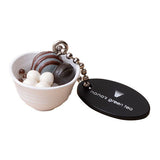 nana's green tea Miniature Charm [3.Black Sesame Cream Anmitsu]