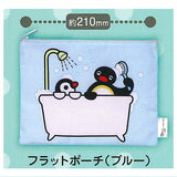 PINGU Pouch Collection [6.Flat pouch (blue)]