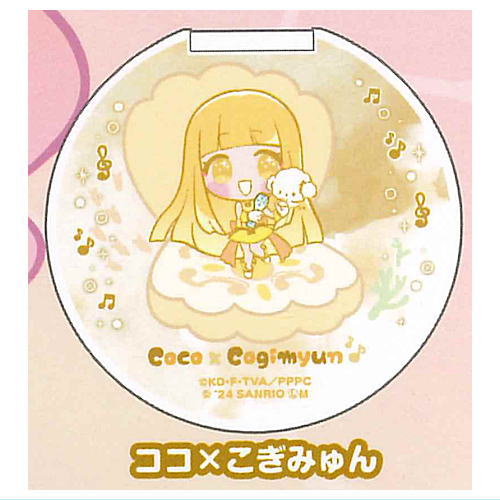 Pichi Pichi Pitch x Sanrio Characters Capsule Mirror [6.Coco x Kogimyun]