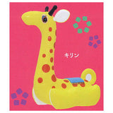 Baby Vehicle Miniature Mascot [2.Giraffe]