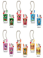 Disney Character Retro Glass Miniature Charms [All 6 type set(Full Complete)]