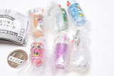 Disney Character Retro Glass Miniature Charms [All 6 type set(Full Complete)]