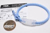 YKK zipper bracelet [3.BLUE]