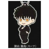 Raise wa Tanin ga Ii Rubber Keychain [3.Kirishima Miyama (Suit)]