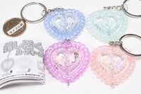 Oshikatsu Kurukuru Heart Keychain [All 4 type set(Full Complete)]