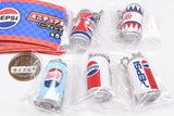 Pepsi miniature can charm vintage [All 5 type set(Full Complete)]