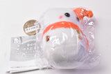 Yurameki gradation Happy snowman stuffed animal Lucky color of winter [2.Hokkori orange]