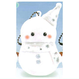 Yurameki gradation Happy snowman stuffed animal Lucky color of winter [4.Pure white]