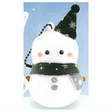 Yurameki gradation Happy snowman stuffed animal Lucky color of winter [5.Adult black]