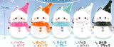Yurameki gradation Happy snowman stuffed animal Lucky color of winter [All 5 type set(Full Complete)]