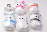 Yurameki gradation Happy snowman stuffed animal Lucky color of winter [All 5 type set(Full Complete)]